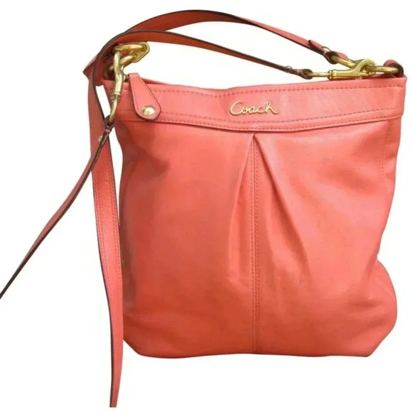 Coach Handbags - Coach Ashley Hippie Collection Crossbody Coral